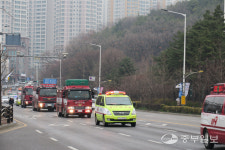 광명소방서, 소방차 골든타임 7분 도착률 도내 1위 달성