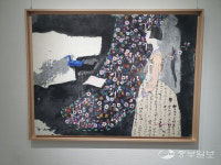 수원미술전시관 3관서 오는 24일까지 초이 개인전 베갯송사 열려