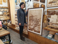 [인터뷰] 이건희 인두화 창작소 공방 작가 전통 인두 달궈 그림… 인두화 알리는데 노력