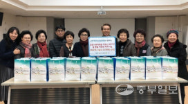 군포시노인복지관, 군포역전시장상인회와 사랑의 떡국 나눔 행사개최