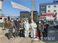 화성 송산농협, 코로나19 방지 송산농협·사강시장 방역