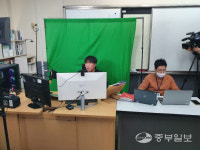 온라인 개학 의정부 경민여자중학교, 수업 현장 공개