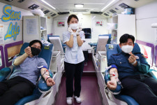 성남수정경찰서, 코로나19 극복위해 사랑의 헌혈 동참