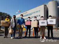 수원시의회, 더사랑의교회와 소확행 봉사활동 눈길