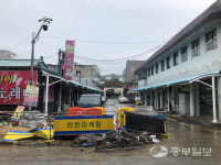 [현장르포] 수마가 할퀴고 간 안성 죽산시장… 상인들 막막한 한숨