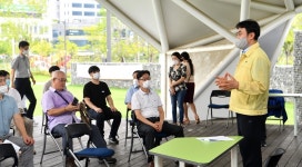 [e하남소식] 김상호 하남시장, 지역 주민들과 간담회…망월천 수질개선 적극 나설 것