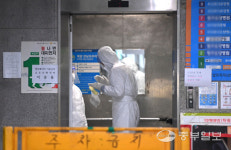 [중부포토] 집단감염 발생 인천 계양구 요양병원