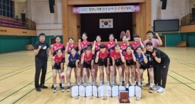수원 한봄고, 정향누리배 전국남녀중고배구 초대 챔프 등극...시즌 2관왕