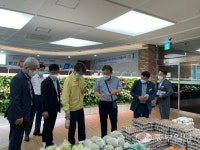 박영범 농림축산식품부 차관, 평택로컬푸드종합센터 방문
