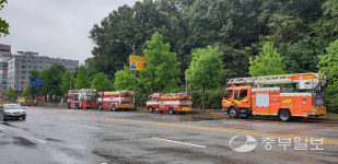 부천소방서, 화재 유형별 자원운용을 위한 차량 배치 훈련