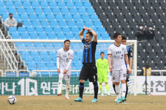 인천, 무고사 결승골 김천 꺾고 5경기서 3승째...승점10 고지 올라