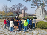 양성초등학교, 전교생 무궁화 심기 체험