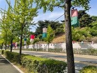 과천시 문원행복마을관리소, 과천시노인복지관~문원도서관 마을길 청사초롱 소원등 설치
