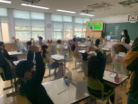 인천대 국제개발협력센터, 백령도 북포초등학교서 세계시민교육 특강