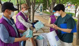 인천 동구 노인인력개발센터, 노인일자리 참여자에게 혹서기 물품 지원