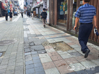 축제 앞둔 수원역 로데오거리 보행안전 위협 여전