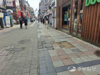 축제 앞둔 수원역 로데오거리 보행안전 위협 여전