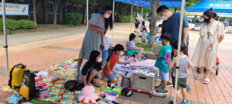 용인 동백1동 나눔장터 진행... 관내 초·중등생 100명 참여해 기부실천