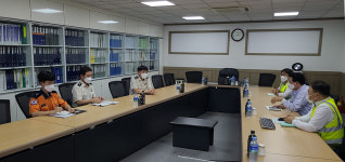 안성소방서, 롯데칠성 안성공장 방문해 화재 예방 현장 행정지도
