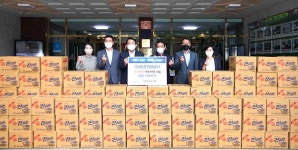 추석 맞아 따뜻한 나눔… 인천위생공사, 인천 동구에 라면 100박스 기부