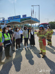 한국도로공사서비스 강원영업센터, 합동소방훈련 실시