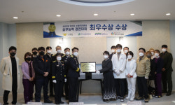 일산소방, 소방안전관리 실무능력 최우수 정안요양병원 현판식
