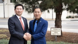 이상일 용인특례시장, 자매도시 美 플러튼시 방문…프레정 정 시장과 교류·협력 논의