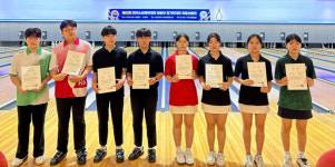 광남중 윤우주·양주백석중 신효인, 소년체전 볼링 도대표 선발전 남녀중등부 1위