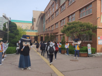 화성 기안중, 학생·학부모·교직원·경찰 학교폭력 예방 캠페인