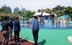 개장 전 이상 없도록… 의정부시, 낙양물사랑공원 물놀이장 안전점검