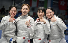 여자 사브르 대표팀, 2023 아시아펜싱선수권 사브르 단체전 '금메달'