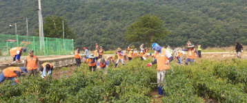 의왕도시공사, 충북 괴산군 수해 피해 복구 나서
