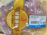 양주농협 매장에 수입 수산물 가득