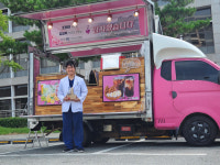 아주대병원 환자, 의료진에 커피차 응원