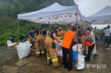 이동읍 의용소방대, 송전리 화재 현장서 조력자 역할 톡톡