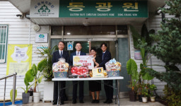 오호선 중부지방국세청장, 추석 맞아 동광원·전통시장 방문