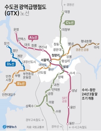 GTX 동탄역 찾은 윤석열 대통령 