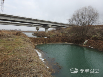평택 관리천 일대 오염수 유입… 시 방제작업 총력