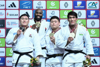 유도 양평군청 김민종, 파리 그랜드슬램 준우승...3개 대회 연속 은메달