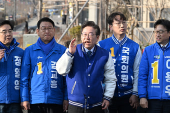 동구·미추홀 찍고 서구·부평까지… 이재명, 인천 총선 유세 나서