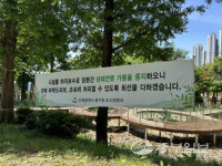 인천 동구 송현근린공원 리모델링 후 말라버린 생태연못… 개구리 씨 말라