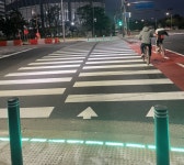 시흥시, 시화산단 내 주요도로 바닥 신호등 설치… 정왕7교 사거리 완료