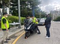 의왕경찰서, 이륜차량 합동단속 전개… 총 13건 적발