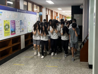 드론이 교실 침입한 학교테러, 영일중 학생들 을지연습 실제훈련 참여