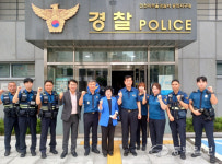 인천 미추홀구의회, 숭의지구대 찾아 치안 점검