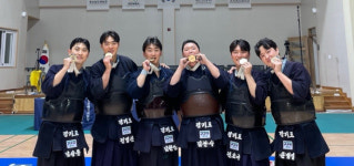 삭발 응원 통했나… 경기도, 전국체전 검도 남일반부 제패 화제