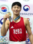 [영광의 얼굴] 인천 계산공고 진주안 우승 부담 없었다. 금메달 따내 기쁩다.
