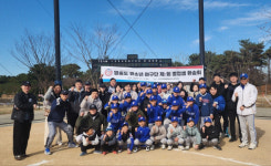 인천 중구 영종도 유소년 야구단 졸업생 환송회