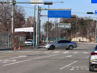 단속 사각지대 운연역 앞 대로 무단횡단·불법유턴 일상