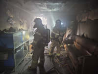 수원 세류동 아파트 1층서 불…1명 병원 이송